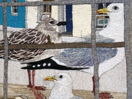 Gull And Chick, Detail