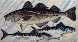 Sea Trout, a Mackerel and Sprat