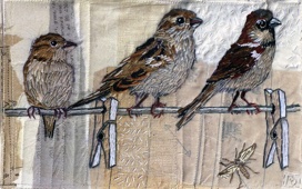Three Sparrows