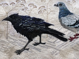 Pigeon And Crow
